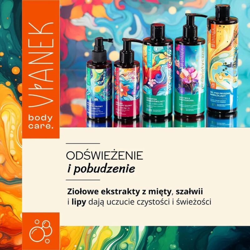 VIANEK Prebiotyczny żel pod prysznic pobudzający 400ml każdy typ skóry - obrazek 7