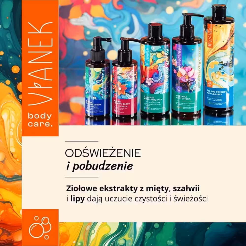 VIANEK Prebiotyczny żel pod prysznic pobudzający 400ml każdy typ skóry - obrazek 7