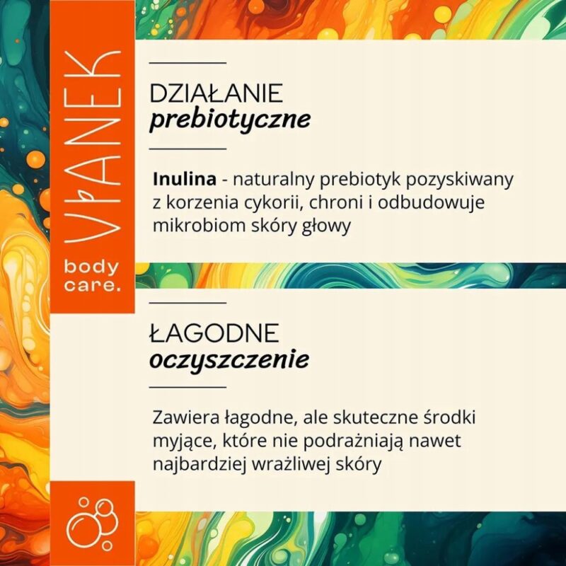 VIANEK Prebiotyczny żel pod prysznic pobudzający 400ml każdy typ skóry - obrazek 2