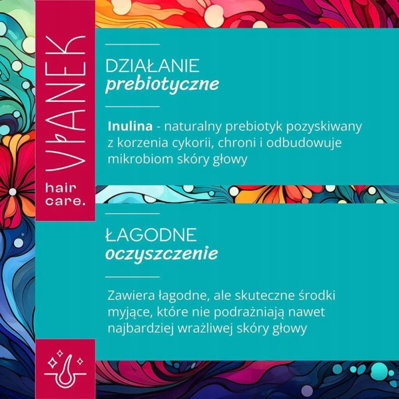 VIANEK Prebiotyczny szampon wzmacniający włosy - do wypadających włosów - obrazek 2