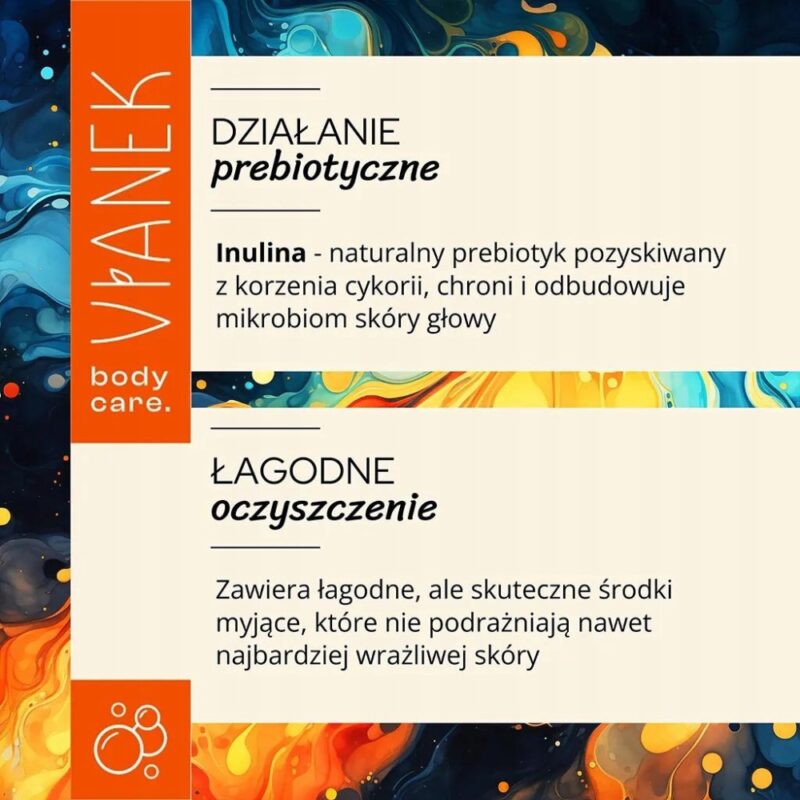 VIANEK Prebiotyczny żel pod prysznic nawilżający Intensywne nawilżenie400ml - obrazek 2