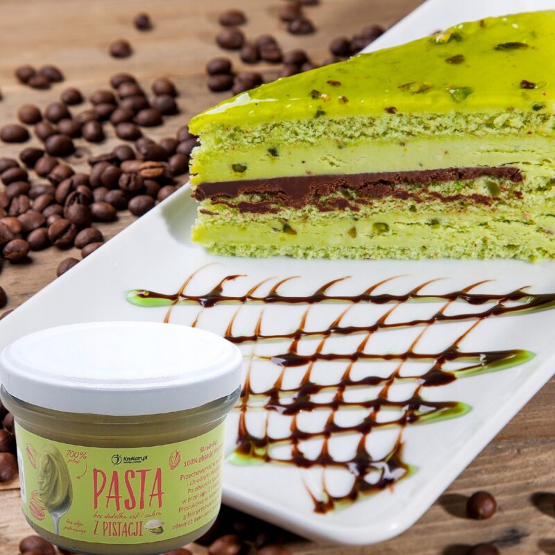 Krukam Pasta pistacjowa 150g masło z pistacji 100% Pistacje prażone mielone - obrazek 5