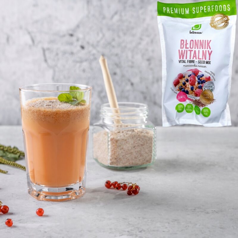 Intenson Błonnik witalny mieszanka nasion 250 g nasiona Płesznik - obrazek 2