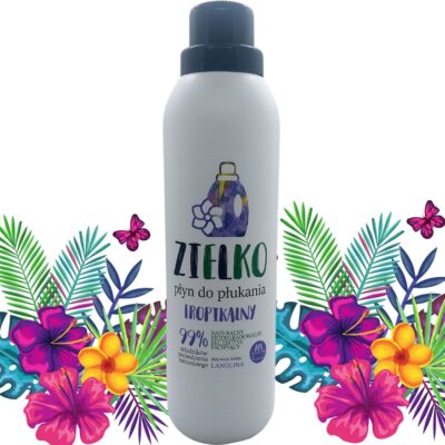 ZIELKO Płyn do płukania Tropikalny z lanoliną 1l Naturalny zmiękcza tkaniny