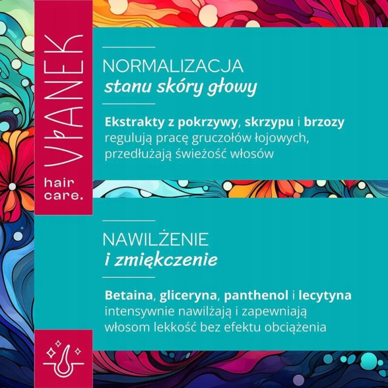 VIANEK Prebiotyczny szampon oczyszczający - Wzmacnia mikrobiom skóry głowy - obrazek 3