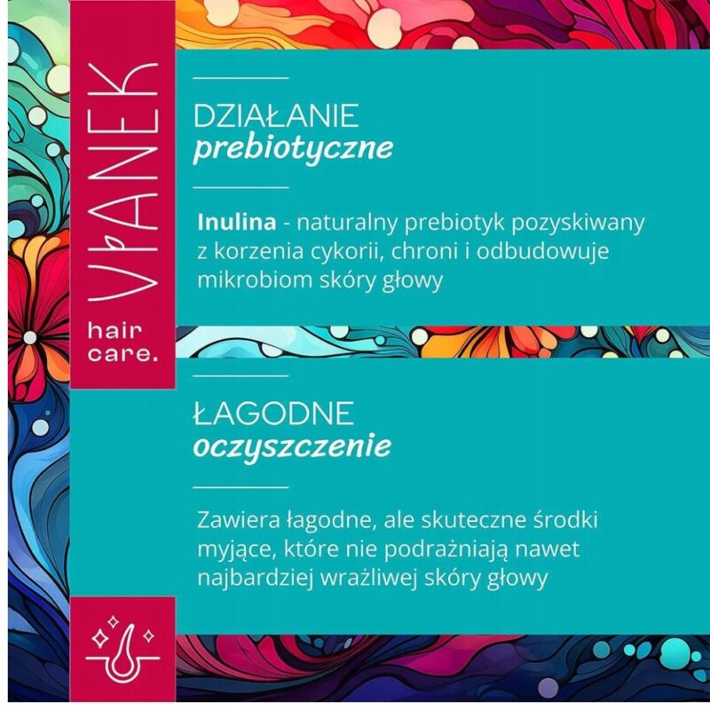 VIANEK Prebiotyczny szampon oczyszczający - Wzmacnia mikrobiom skóry głowy - obrazek 4