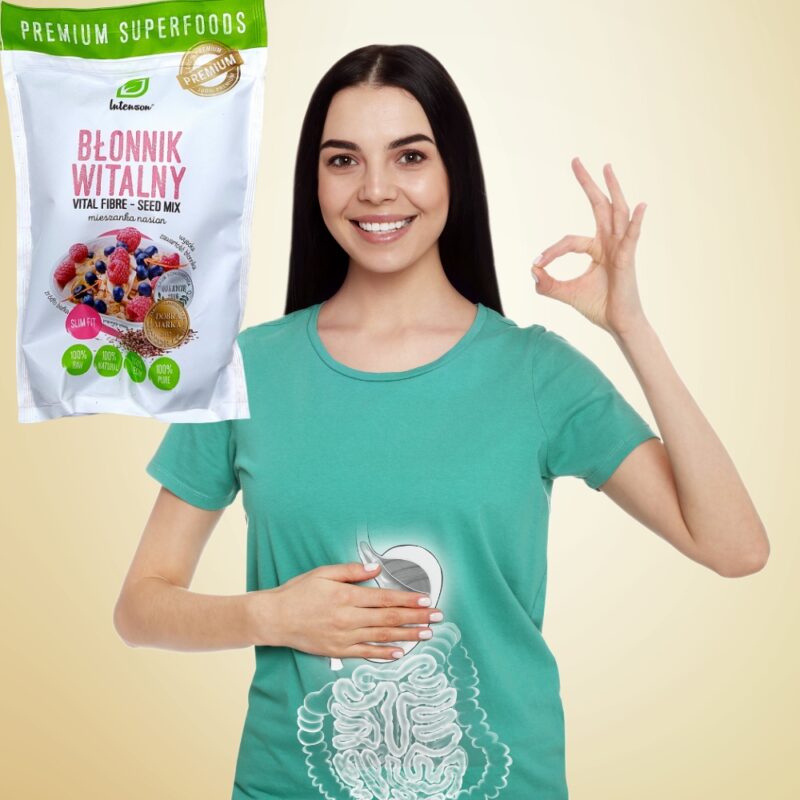 Intenson Błonnik witalny mieszanka nasion 250 g nasiona Płesznik - obrazek 4