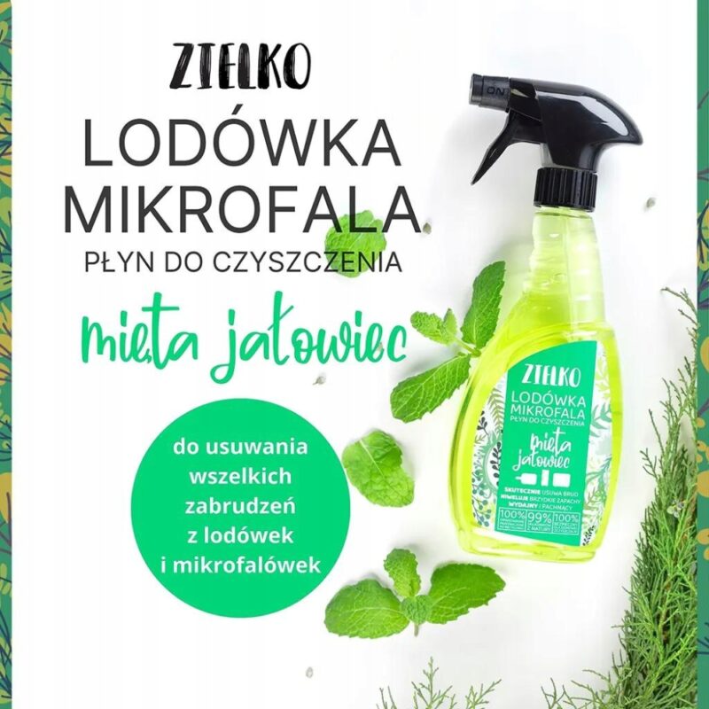 ZIELKO Płyn do czyszczenie lodówki i mikrofali 0,5l Mięta i Jałowiec - obrazek 2
