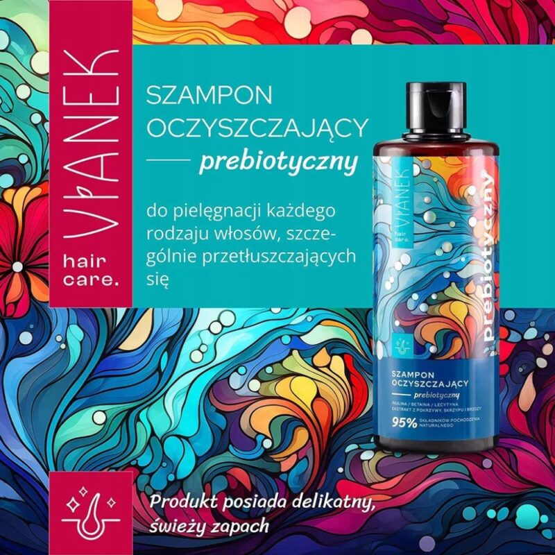 VIANEK Prebiotyczny szampon oczyszczający - Wzmacnia mikrobiom skóry głowy - obrazek 5