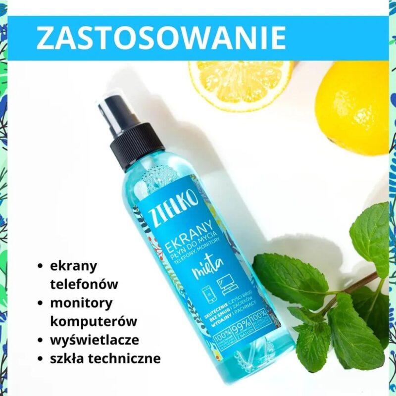 ZIELKO Ekologiczny płyn do mycia ekranów usuwa brud, plamy i odciski palców - obrazek 6