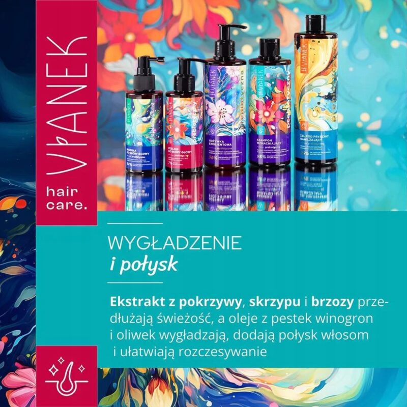VIANEK Prebiotyczna odżywka humektantowa - Gładkie i lśniące włosy 300ml - obrazek 5