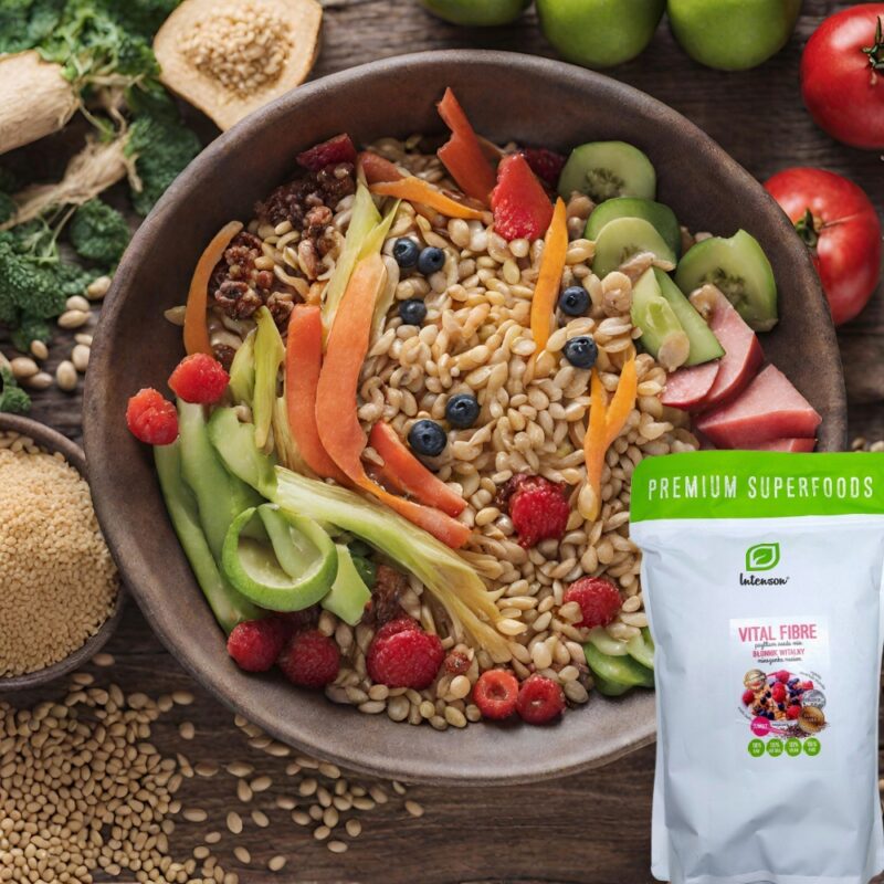 Intenson Błonnik witalny mieszanka nasion 1KG nasiona Płesznik Superfood - obrazek 2