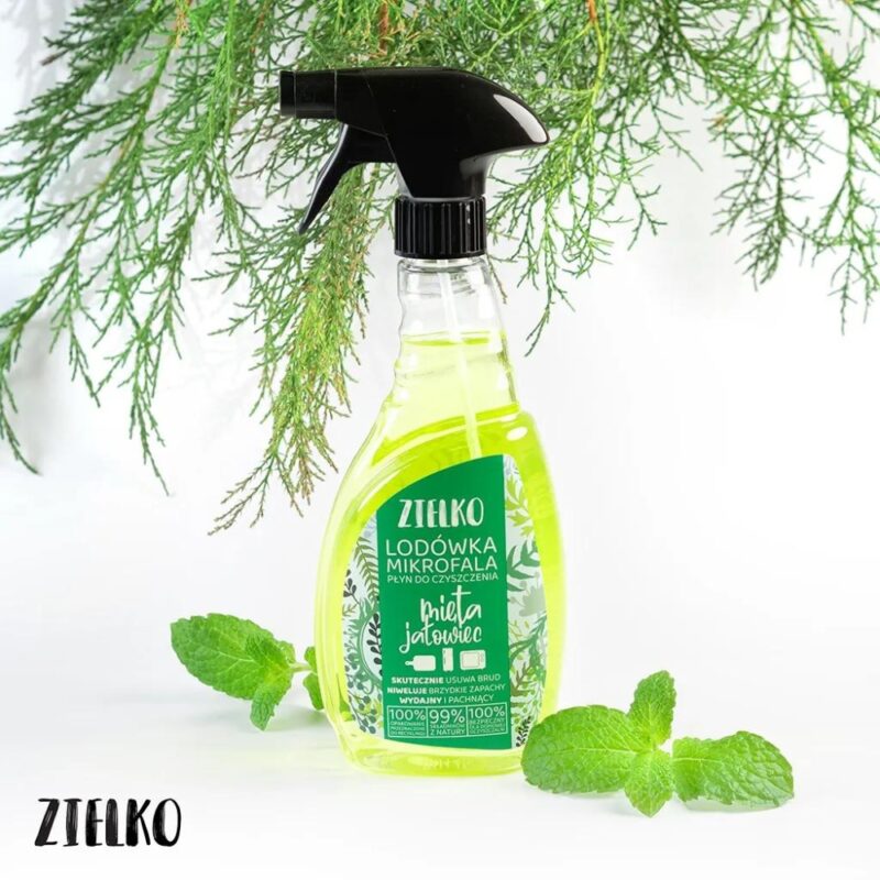ZIELKO Płyn do czyszczenie lodówki i mikrofali 0,5l Mięta i Jałowiec - obrazek 3
