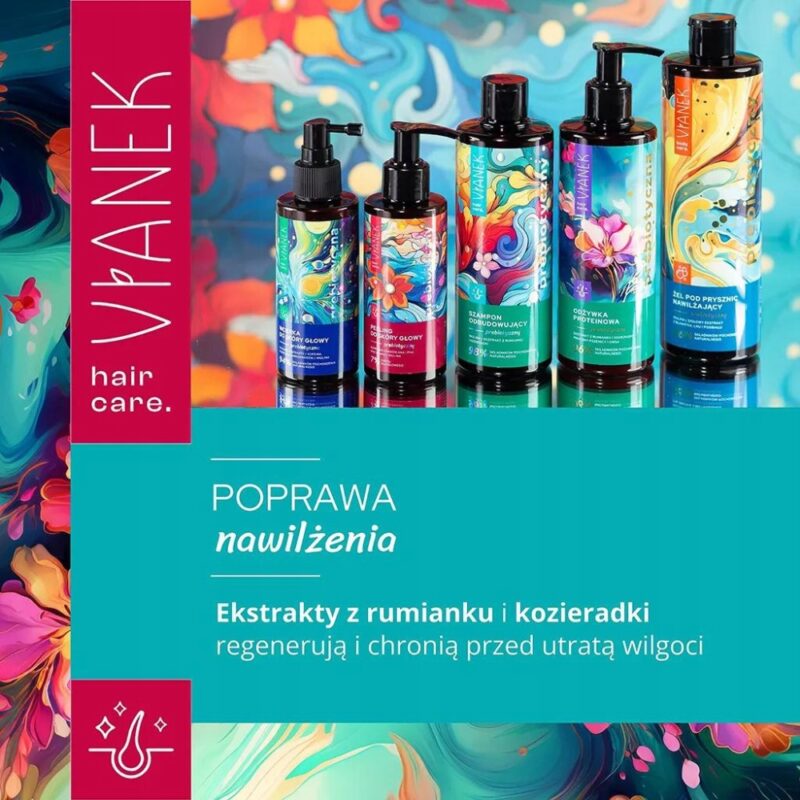 VIANEK Prebiotyczna odżywka proteinowa 300ml Odbudowa i regeneracja włosów - obrazek 5