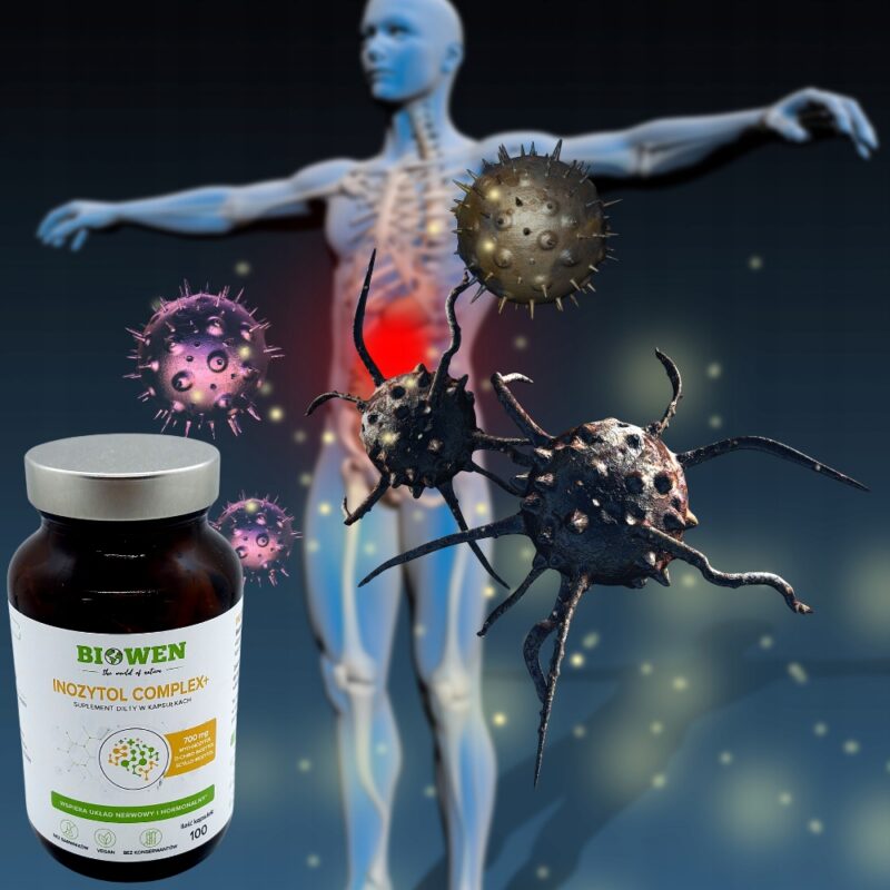 Biowen Inozytol Complex+ (Myo-inozytol+ D-chiro-inozytol+ Scyllo-inozytol)100 kaps - obrazek 3