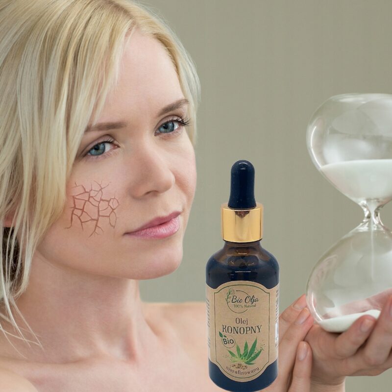 Bioolja Naturalny olejek konopny BIO 50 ml Nawilża i odmładza skórę twarzy - obrazek 4