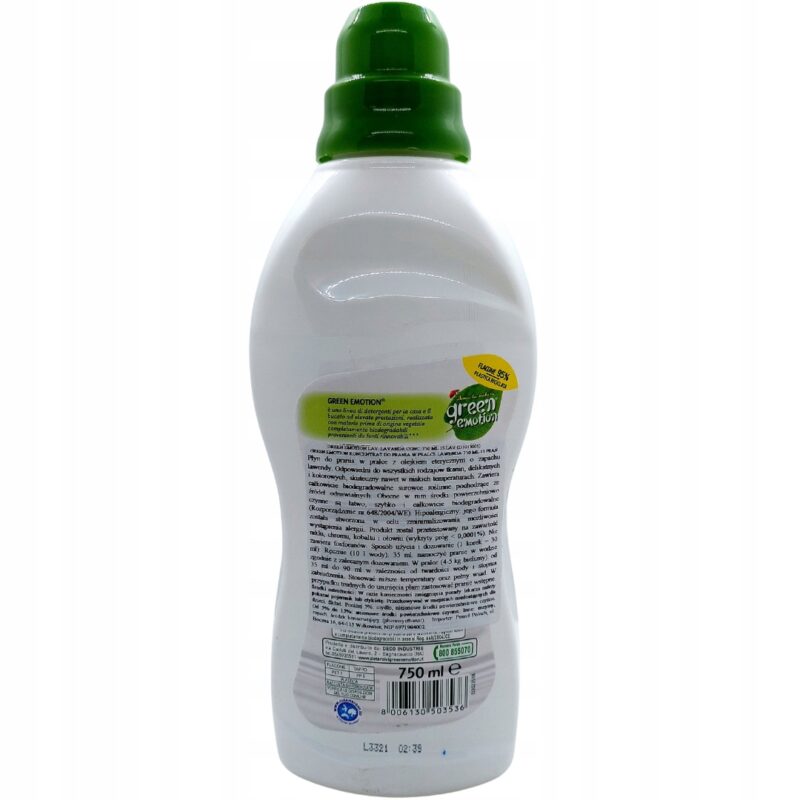 Hipoalergiczny płyn do prania, lawenda 750ml - testowany na metale ciężkie - obrazek 5