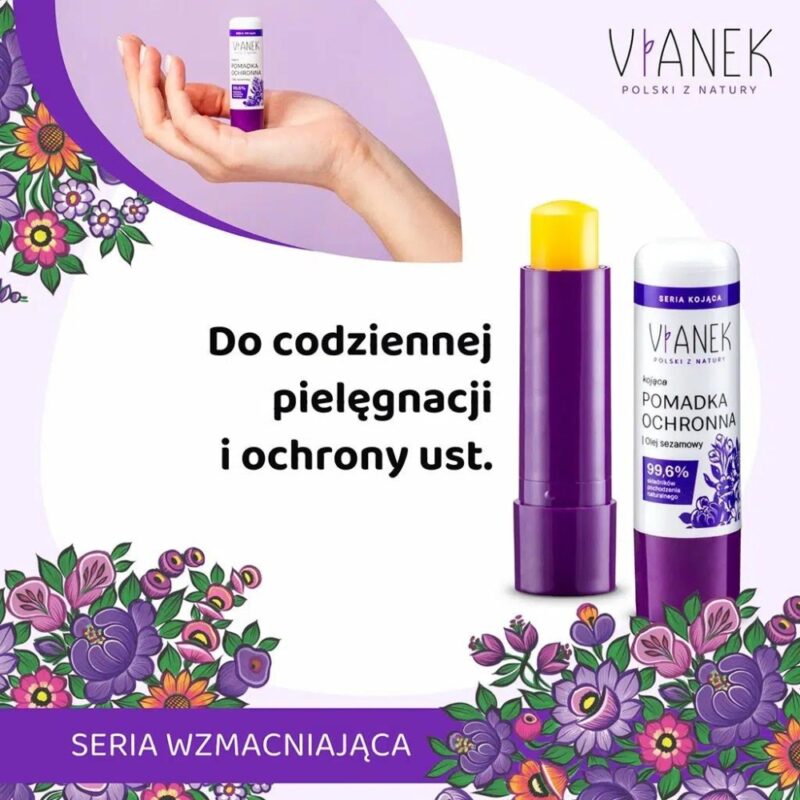 Vianek Kojąca pomadka cohrona 4,6g do dla suchych i popękanych ust - obrazek 2