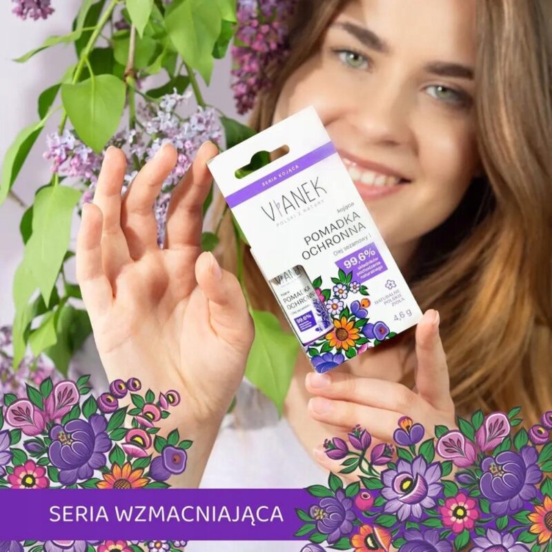 Vianek Kojąca pomadka cohrona 4,6g do dla suchych i popękanych ust - obrazek 5
