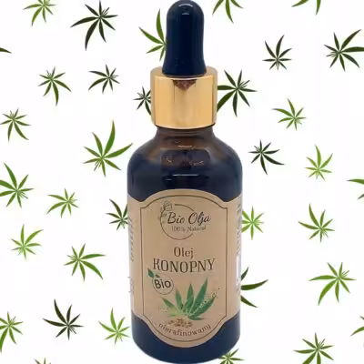 Bioolja Naturalny olejek konopny BIO 50 ml Nawilża i odmładza skórę twarzy