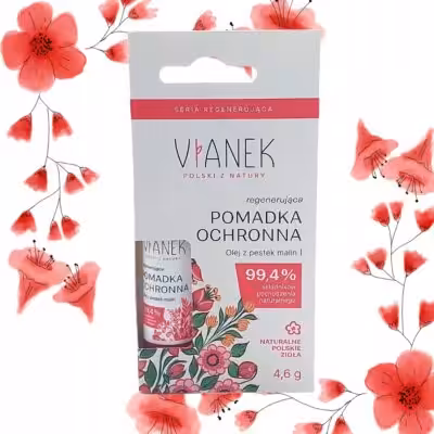 VIANEK regenerująca pomadka ochrona 4,6g Nawilża, wygładza i chroni usta
