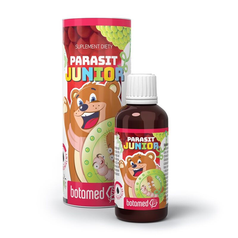 PARASIT Junior Zioła w kroplach na Pasożyty, Robaki i Owsiki 50ml Botamed - obrazek 8