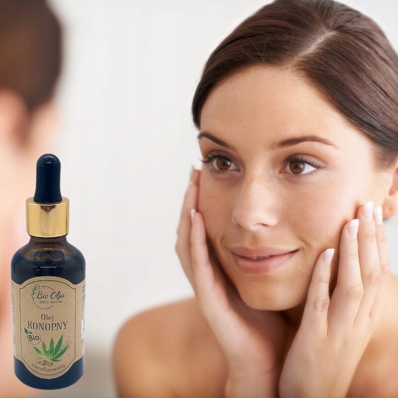 Bioolja Naturalny olejek konopny BIO 50 ml Nawilża i odmładza skórę twarzy - obrazek 3