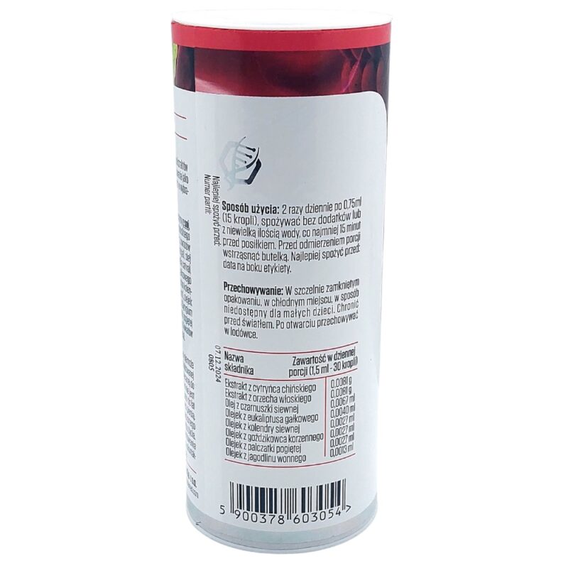 Zioła w kroplach na Pasożyty i Robaki Nanoparasit dla dorosłych 50ml Botamed - obrazek 8