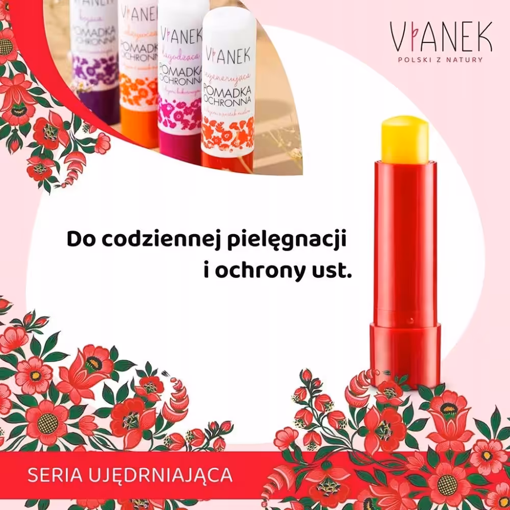 VIANEK regenerująca pomadka ochrona 4,6g Nawilża, wygładza i chroni usta - obrazek 6