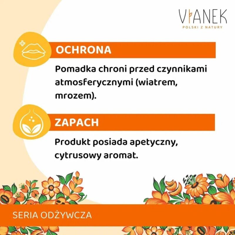 Vianek odżywcza pomadka ochronna do ust z olejem z pestek moreli 4,6 g - obrazek 6