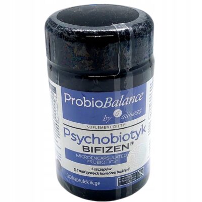 ProbioBALANCE, Psychobiotyk BIFIZEN 6,5 mld x 30 kaps. Zdrowie psychiczne