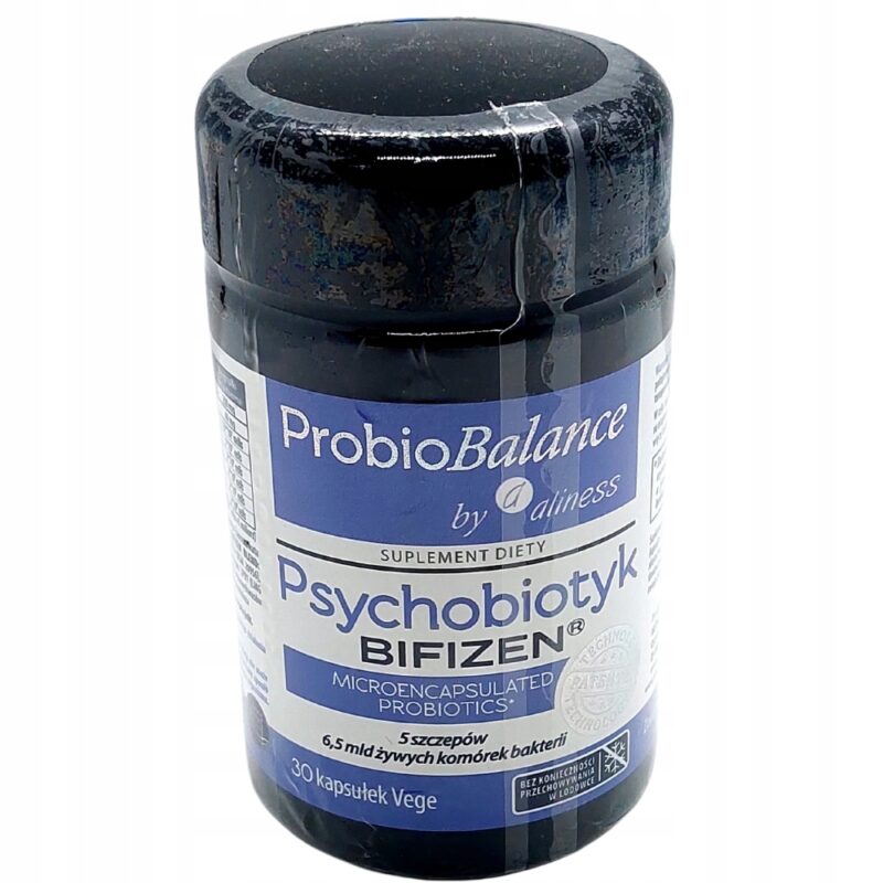 ProbioBALANCE, Psychobiotyk BIFIZEN 6,5 mld x 30 kaps. Zdrowie psychiczne