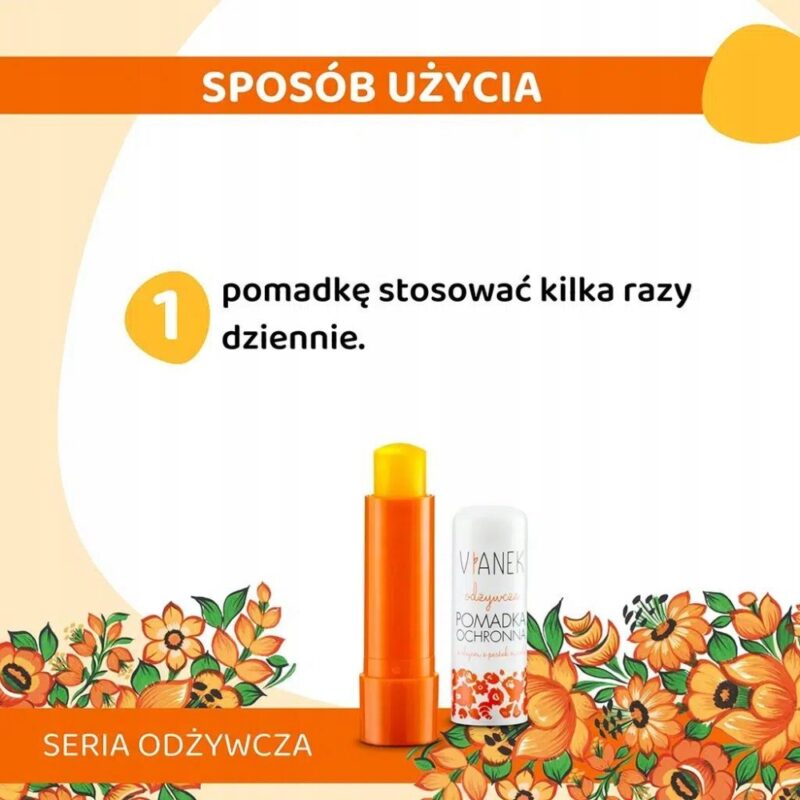 Vianek odżywcza pomadka ochronna do ust z olejem z pestek moreli 4,6 g - obrazek 8