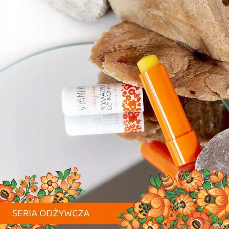 Vianek odżywcza pomadka ochronna do ust z olejem z pestek moreli 4,6 g - obrazek 3