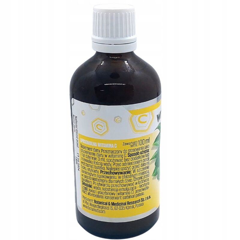 Suplement diety B&M Research witamina C płyn 100 ml - obrazek 7