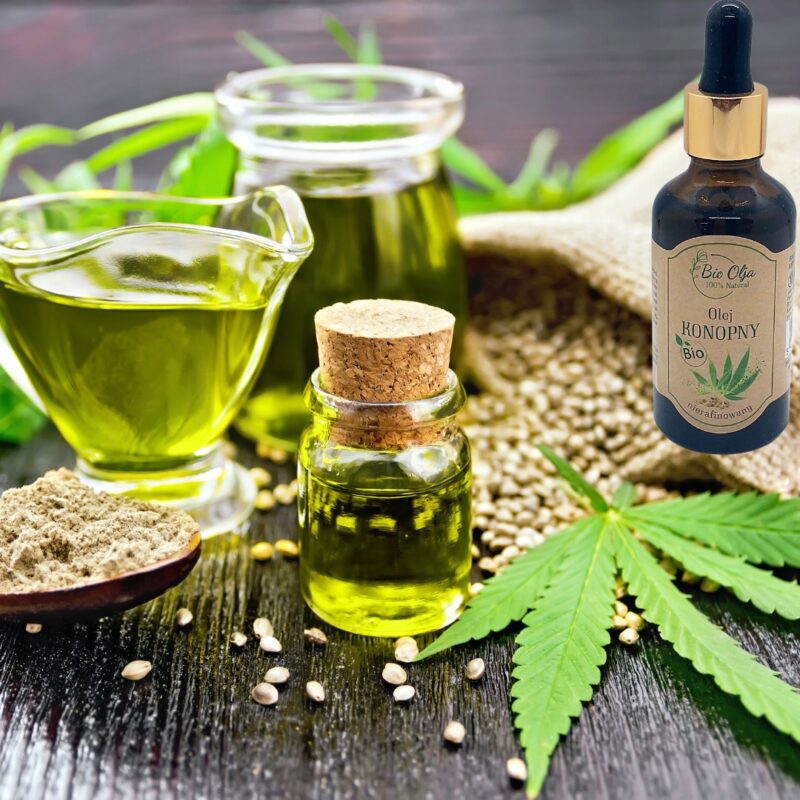 Bioolja Naturalny olejek konopny BIO 50 ml Nawilża i odmładza skórę twarzy - obrazek 8