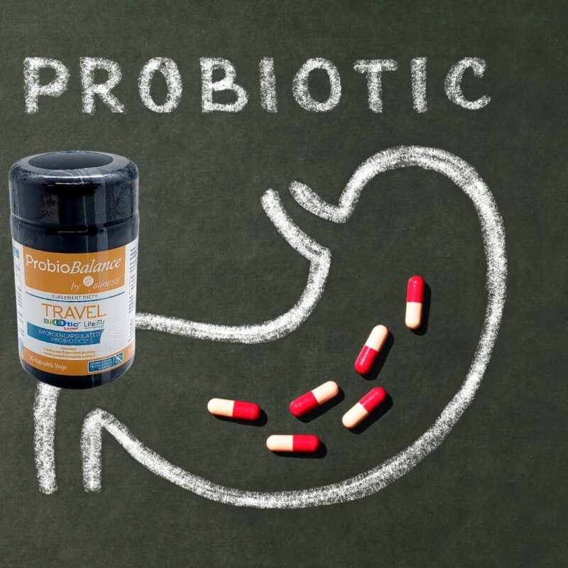 ProbioBalance Travel - Probiotyki dla podróżnych zapobiegają biegunką 30kap - obrazek 3