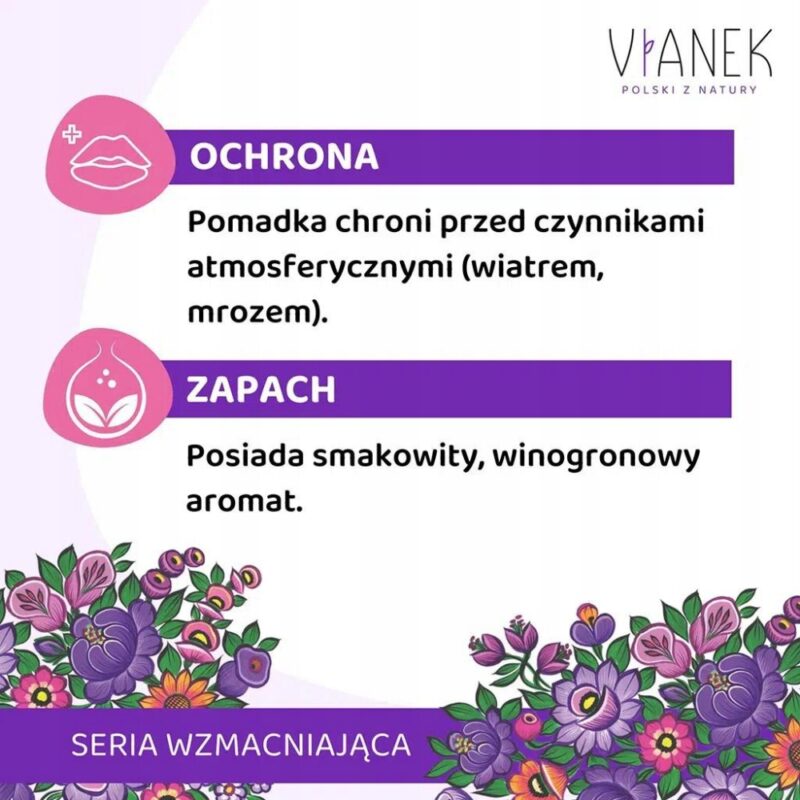 Vianek Kojąca pomadka cohrona 4,6g do dla suchych i popękanych ust - obrazek 4