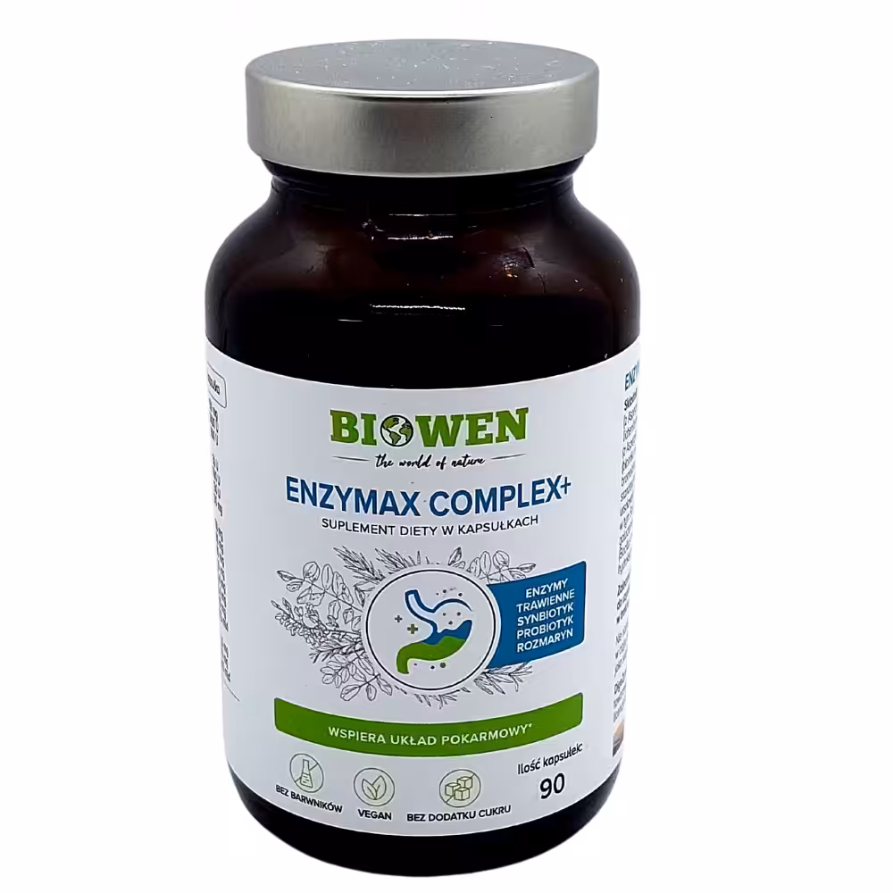 EnzyMax Complex+ Biowen enzymy trawienne 90 kapsułek