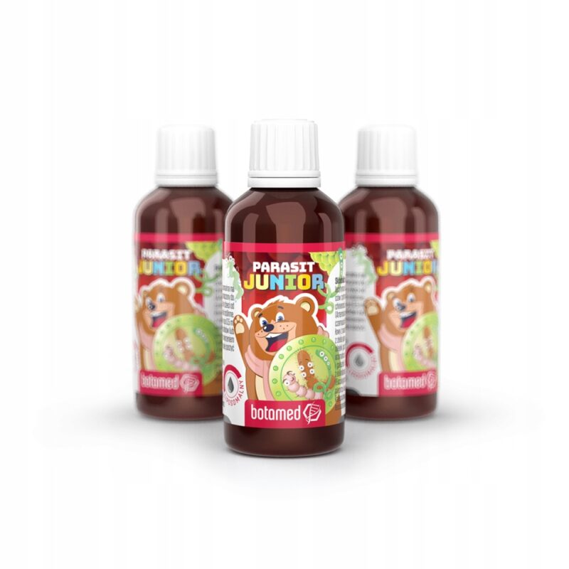 PARASIT Junior Zioła w kroplach na Pasożyty, Robaki i Owsiki 50ml Botamed - obrazek 7