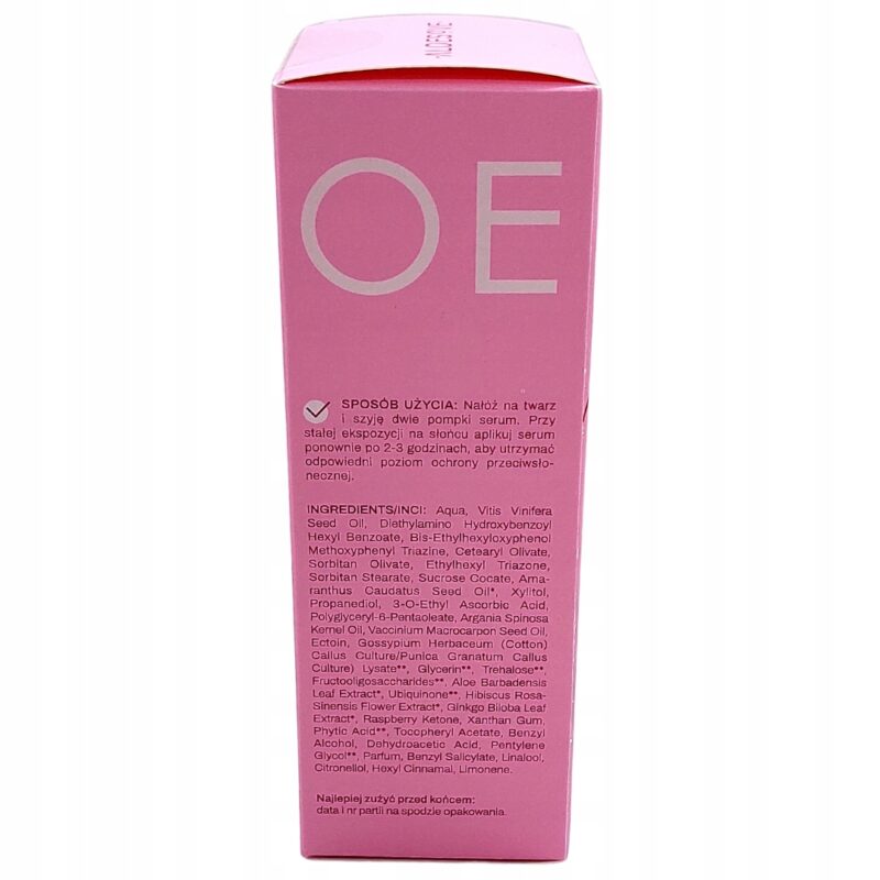 ALOESOVE PINK Serum do twarzy SPF30Intensywna pielęgnacja każdego typu cery - obrazek 3