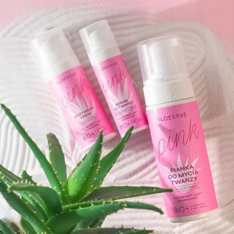 ALOESOVE PINK Serum do twarzy SPF30Intensywna pielęgnacja każdego typu cery - obrazek 10