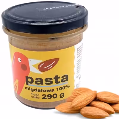 Pasta migdałowa 100% KETO - Pięć Przemian, bez soli i cukru