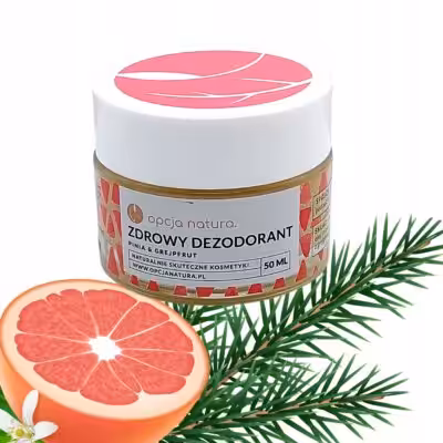 Naturalny dezodorant Pinia i Grejpfrut - Antybakteryjny, na bazie sody, 50ml