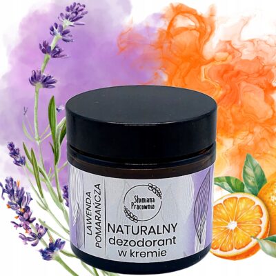Naturalny dezodorant w kremie Lawenda-Pomarańcza świeżość naturalna ochrona