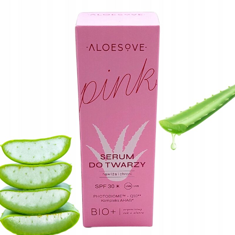 ALOESOVE PINK Serum do twarzy SPF30Intensywna pielęgnacja każdego typu cery