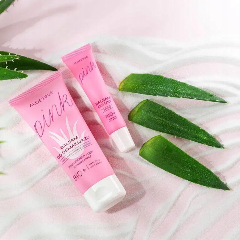 ALOESOVE PINK Balsam do ust SPF30 - 15 ml ochrony i nawilżenia - Krótka data - obrazek 2