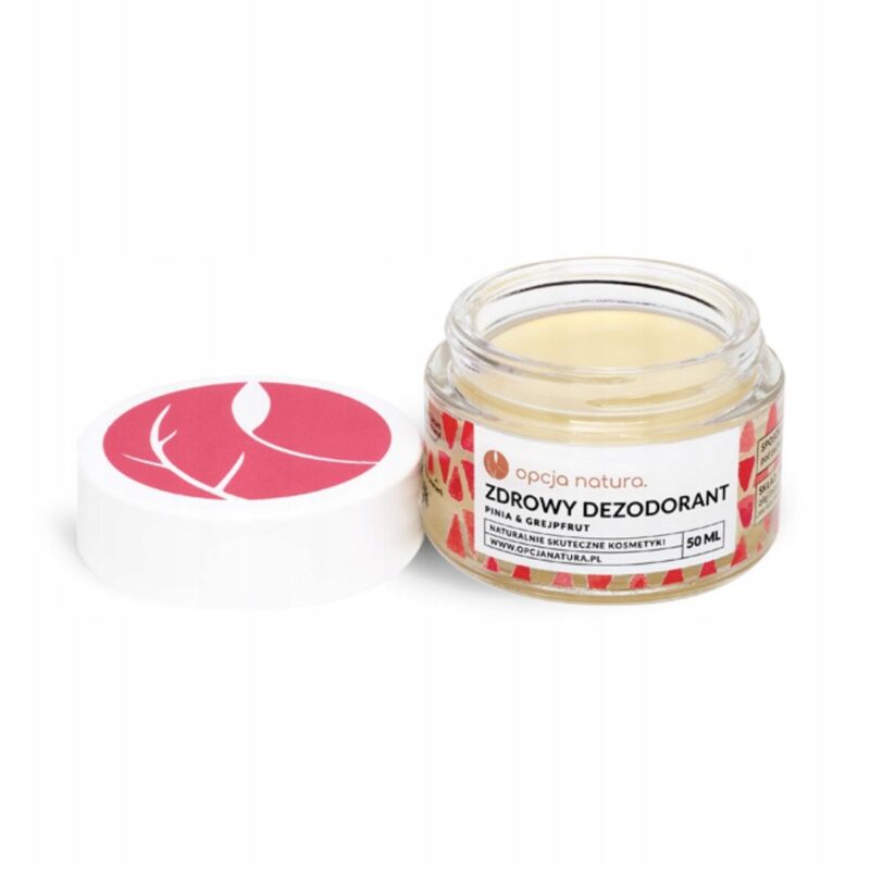 Naturalny dezodorant Pinia i Grejpfrut - Antybakteryjny, na bazie sody, 50ml - obrazek 4