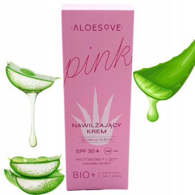 ALOESOVE PINK Krem do twarzy na dzień SPF 30 - Ochrona UV, 50 ml