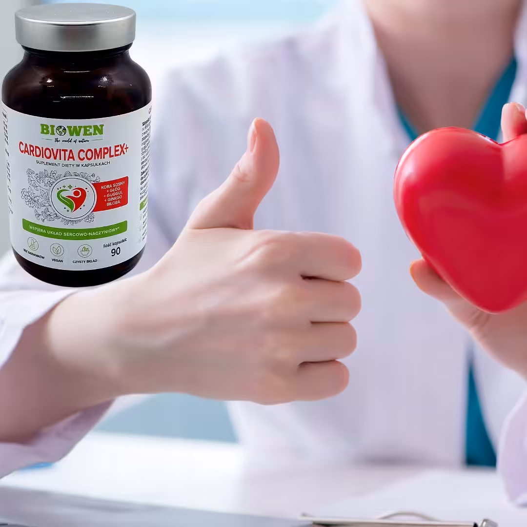 Cardiovita Complex+ Biowen - Układ Sercowo-Naczyniowy - 90 Kapsułek - obrazek 2